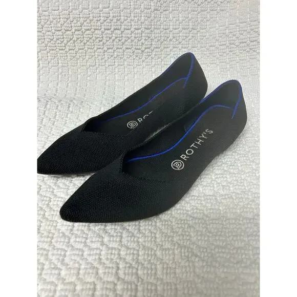 Rothy’s The Pointe Flats, Black, 8.5 W - Picture 4 of 7
